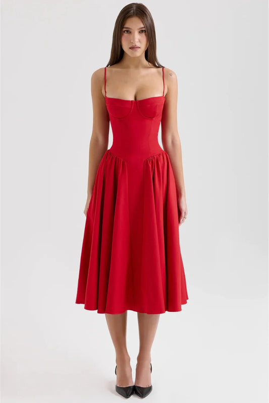 Vestido Corset Midi