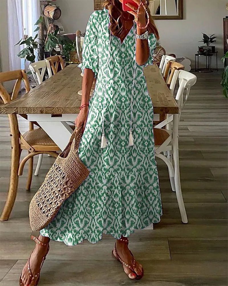 Aria | Vestido boho de corte holgado