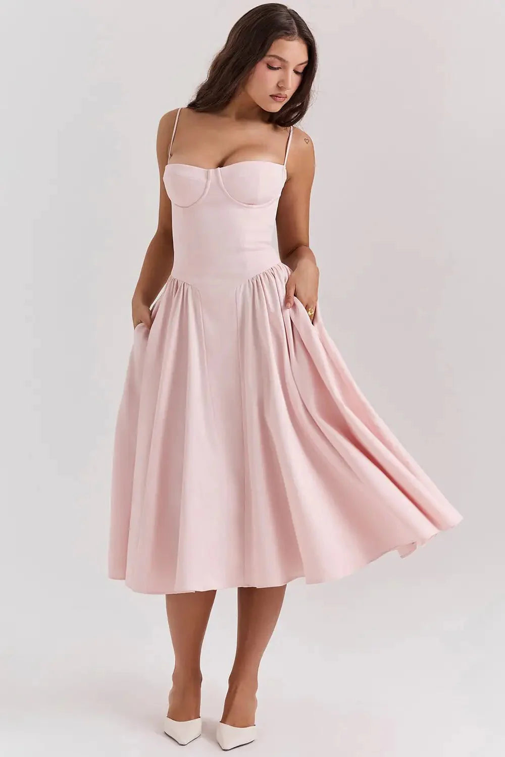 Vestido Corset Midi