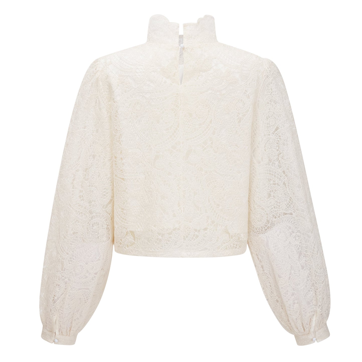 Conjunto de blusa y falda de encaje
