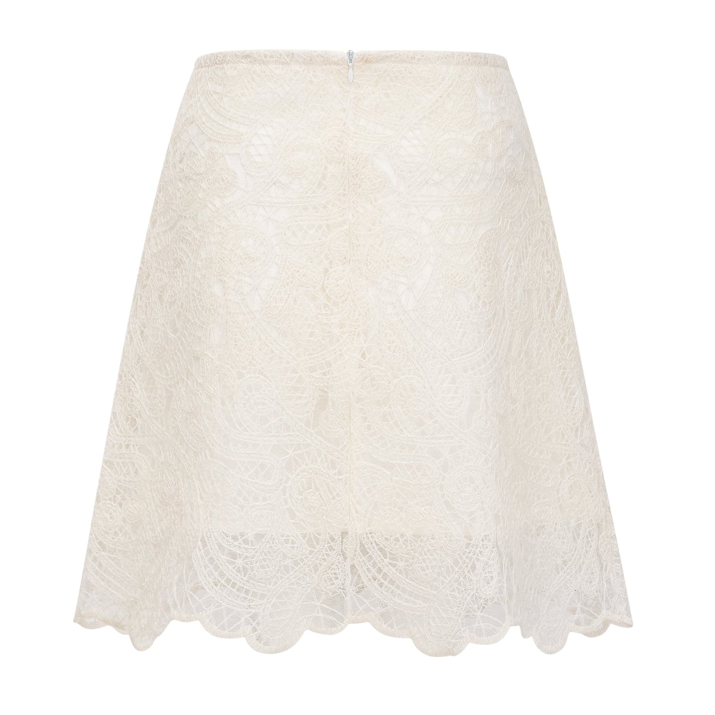 Conjunto de blusa y falda de encaje