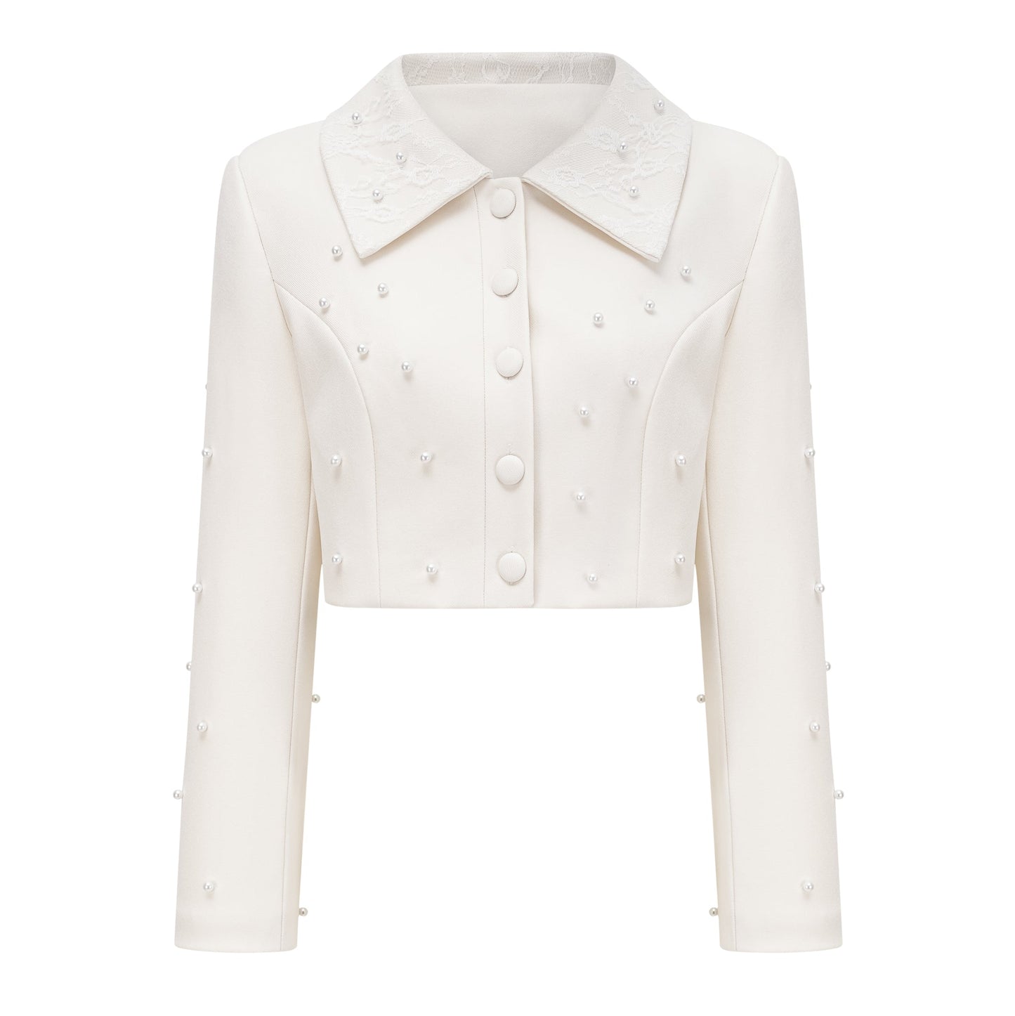 Conjunto de chaqueta y falda plisada