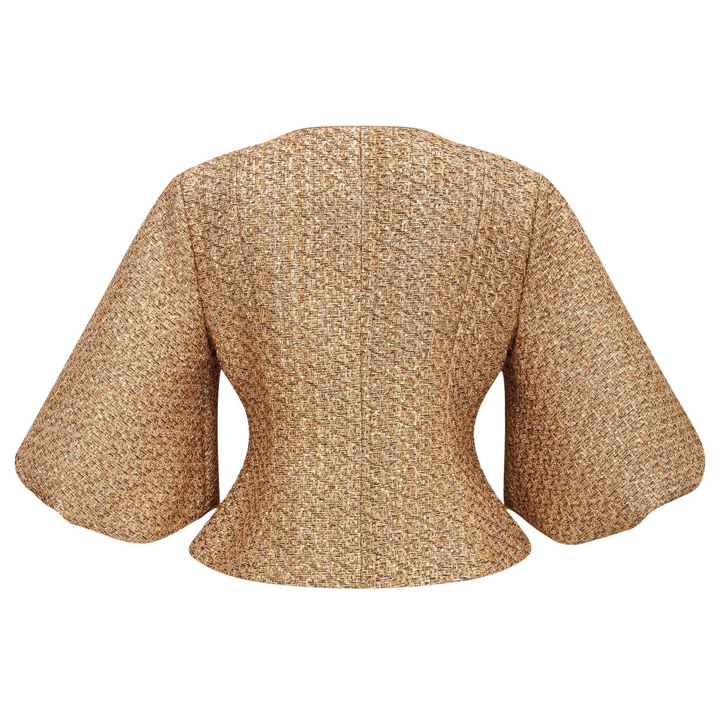 Chaqueta lentejuelas doradas