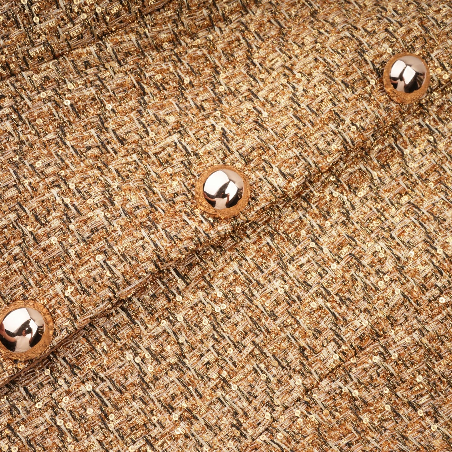 Chaqueta lentejuelas doradas