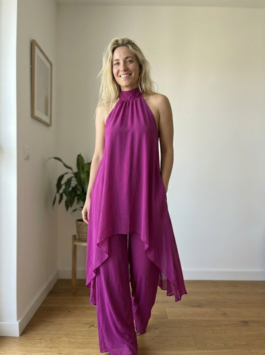 Violet | Halter con pantalón