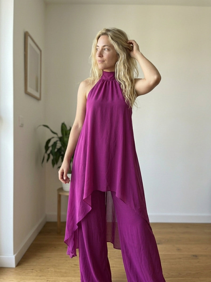 Violet | Halter con pantalón