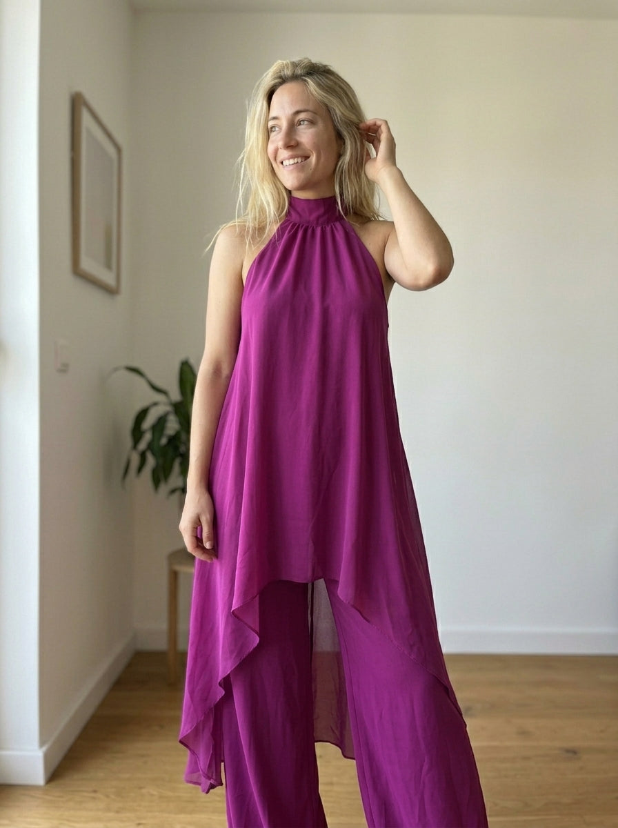 Violet | Halter con pantalón