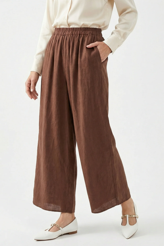 Pantalones de lino Nicolle