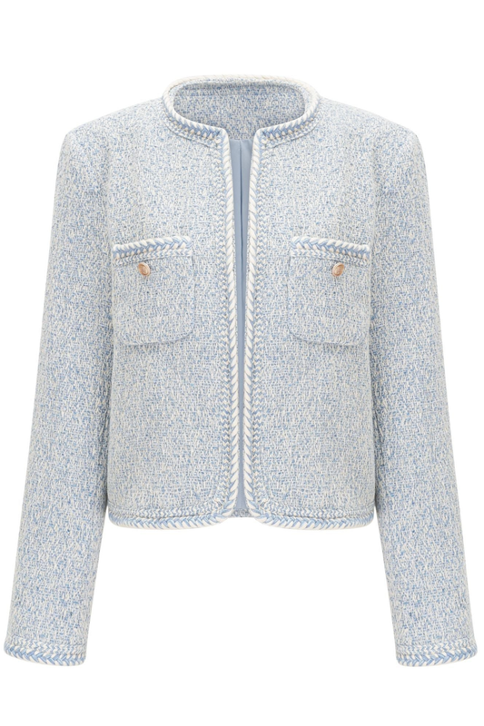 Chaqueta de lana tweed