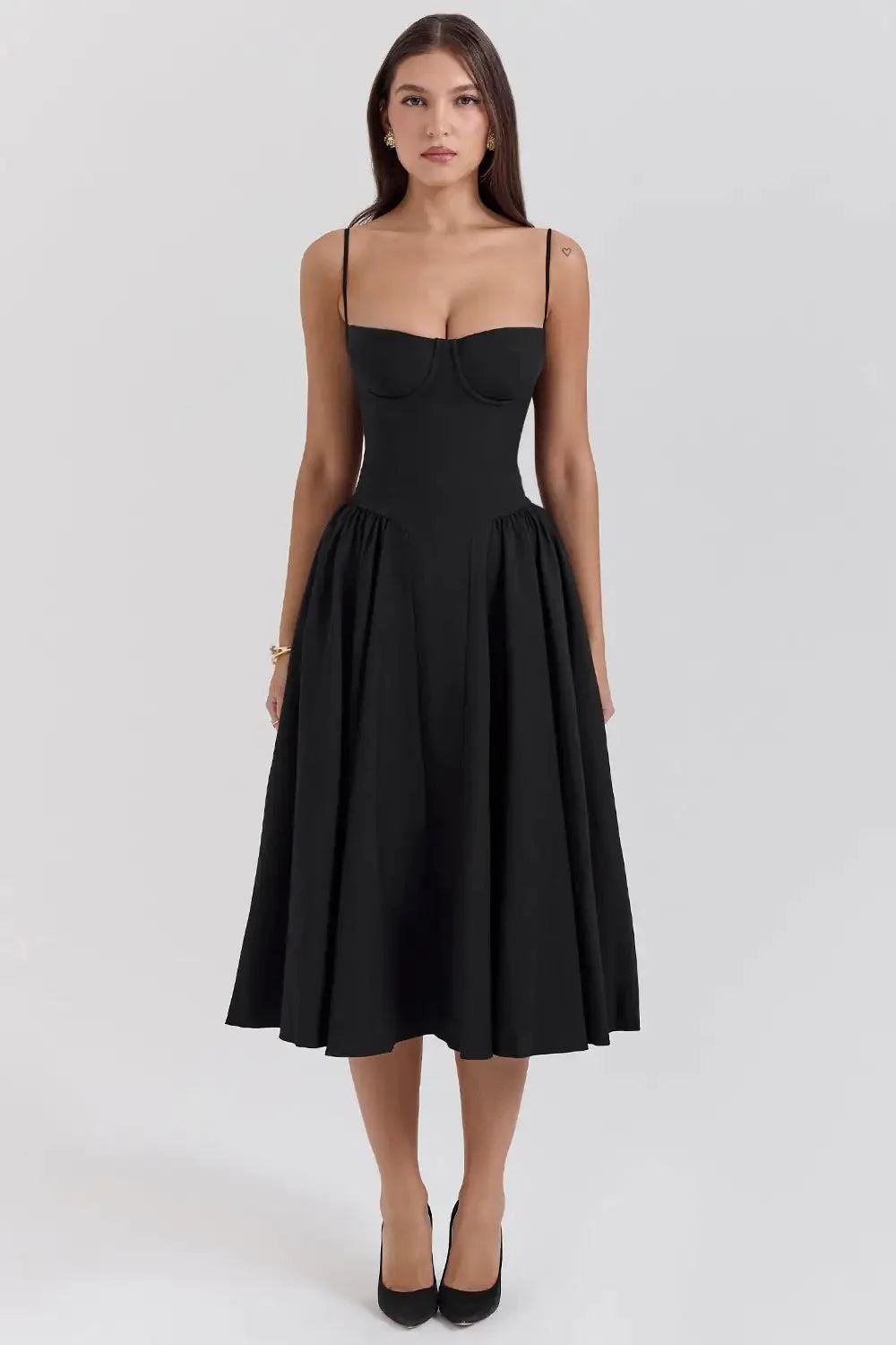 Vestido Corset Midi