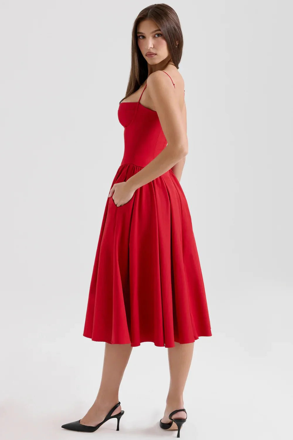 Vestido Corset Midi