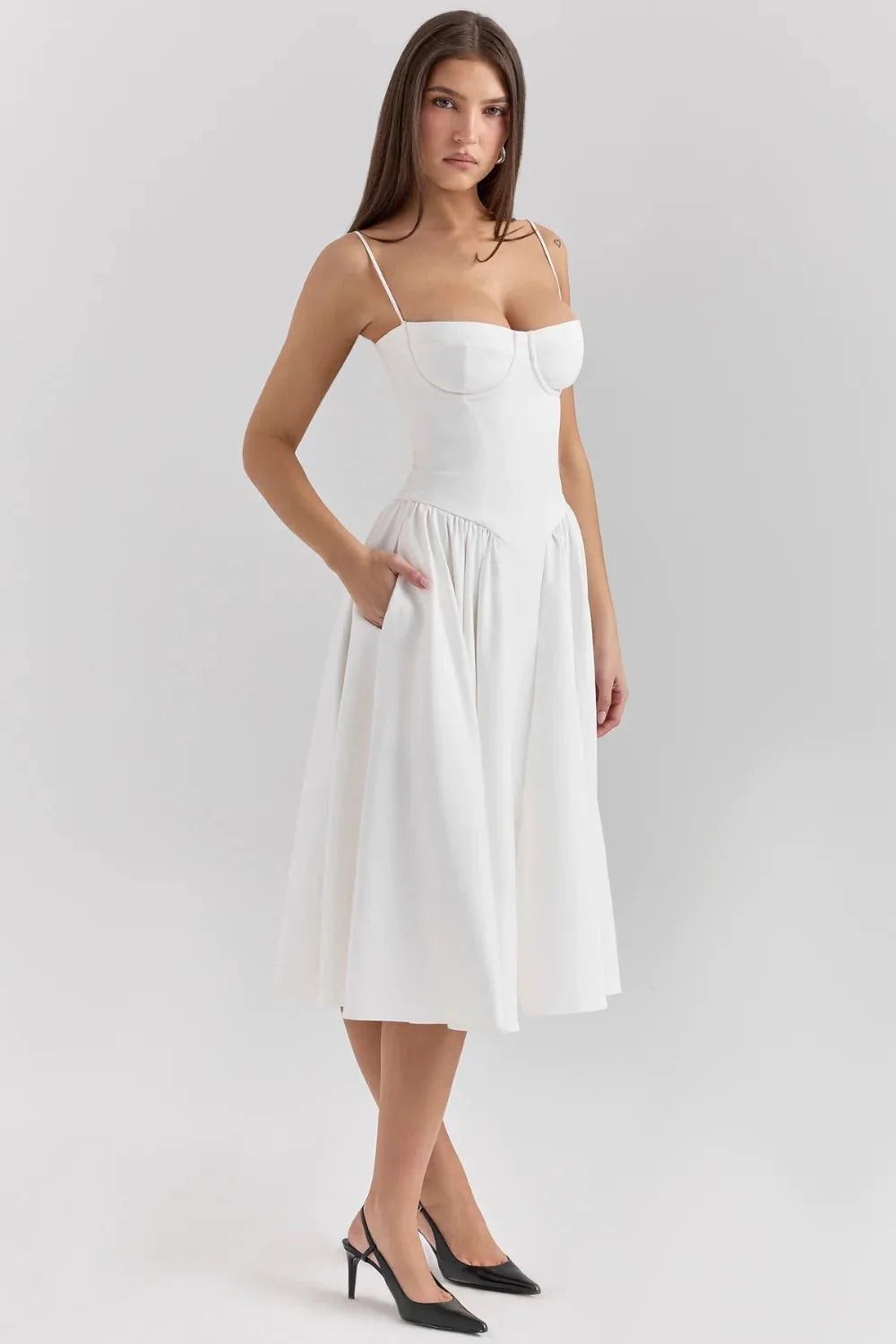 Vestido Corset Midi