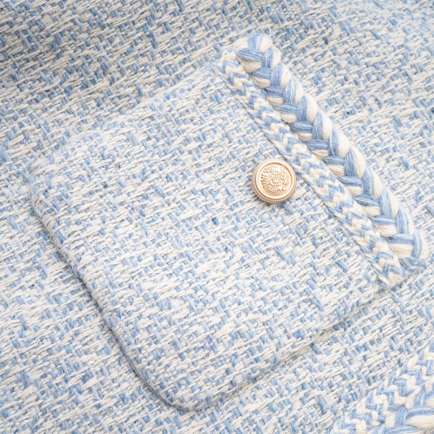 Chaqueta de lana tweed