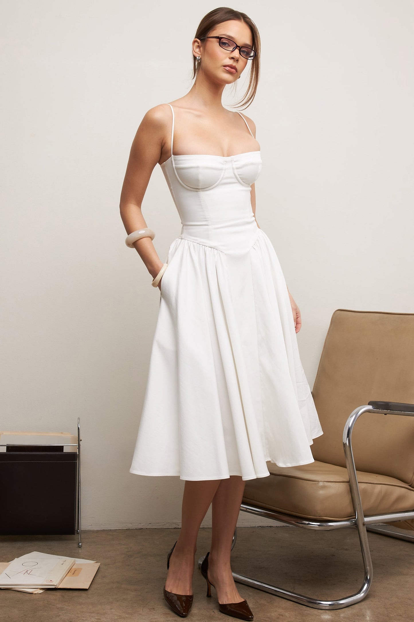 Vestido Corset Midi