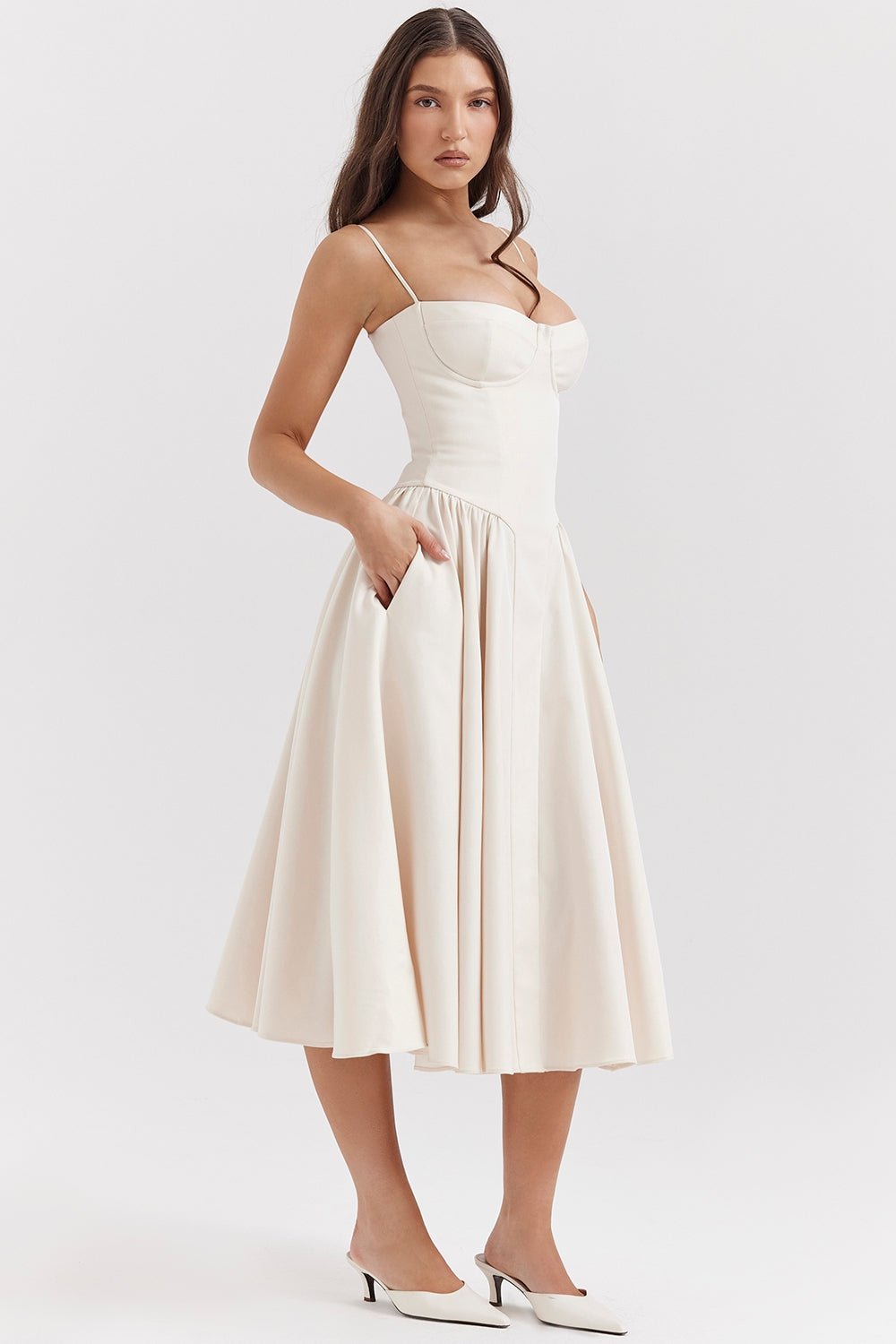 Vestido Corset Midi