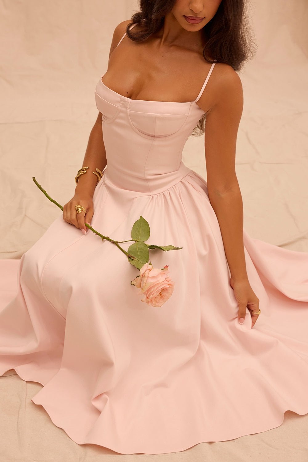 Vestido Corset Midi