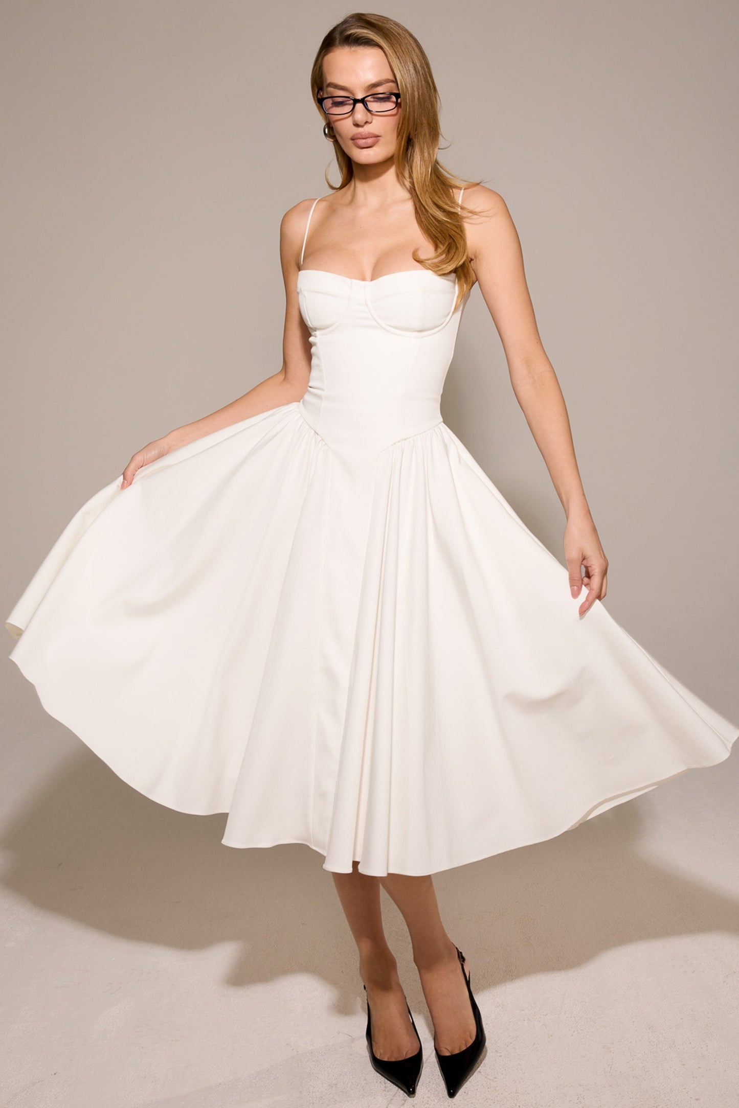 Vestido Corset Midi