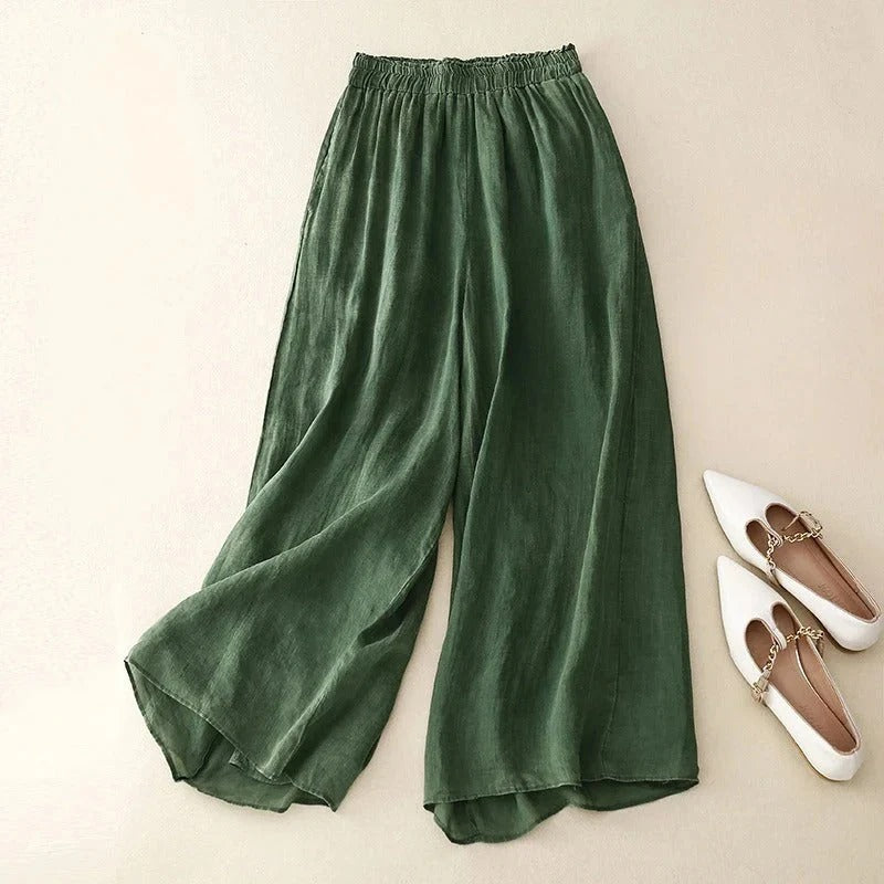 Pantalones de lino Nicolle