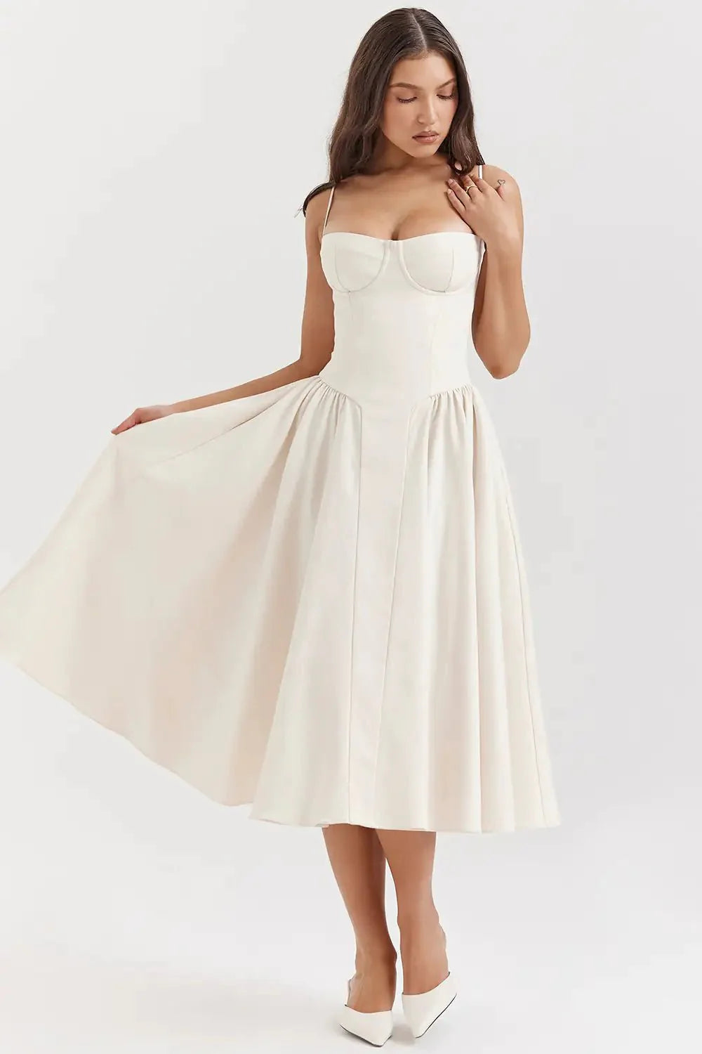 Vestido Corset Midi