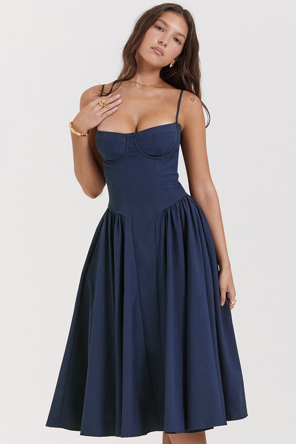 Vestido Corset Midi