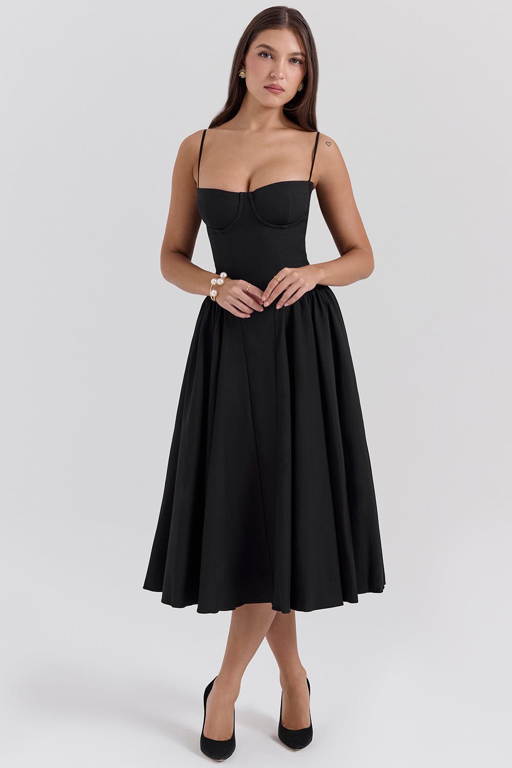 Vestido Corset Midi
