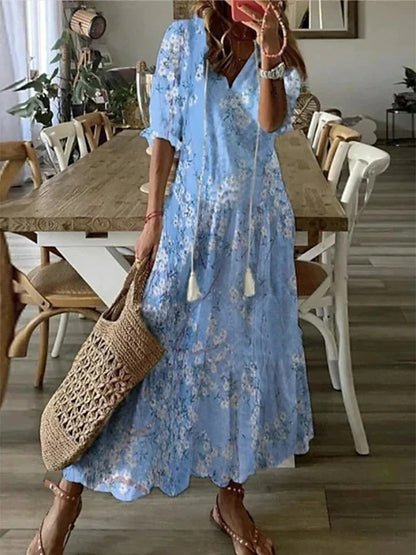 Aria | Vestido boho de corte holgado