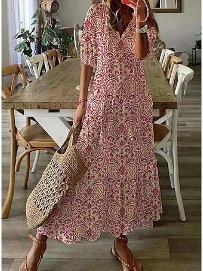 Aria | Vestido boho de corte holgado